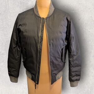 Cole Haan Women's Cropped GOOSEDOWN Bomber Jacket